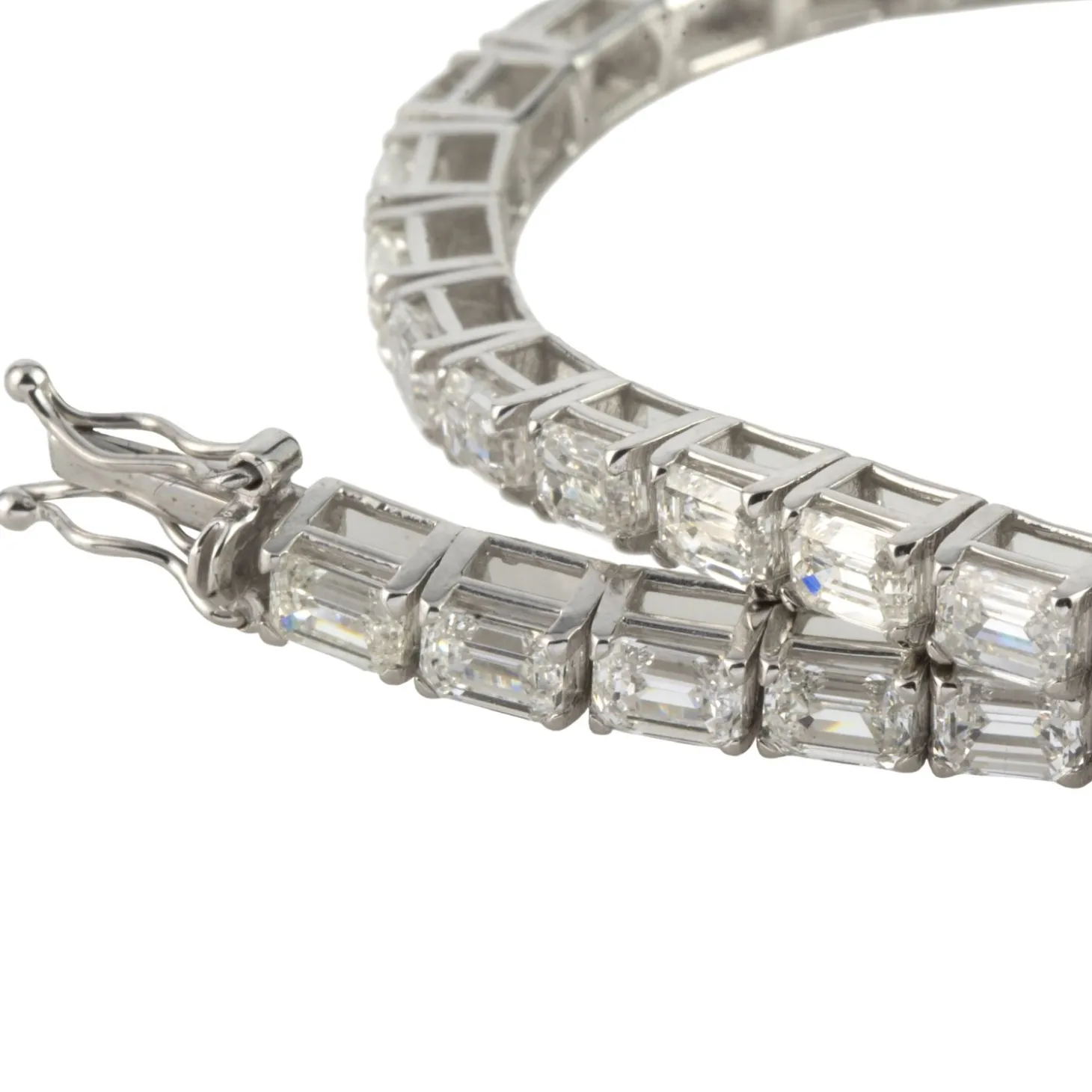 PULSERAS Pulsera riviere oro blanco y diamantes