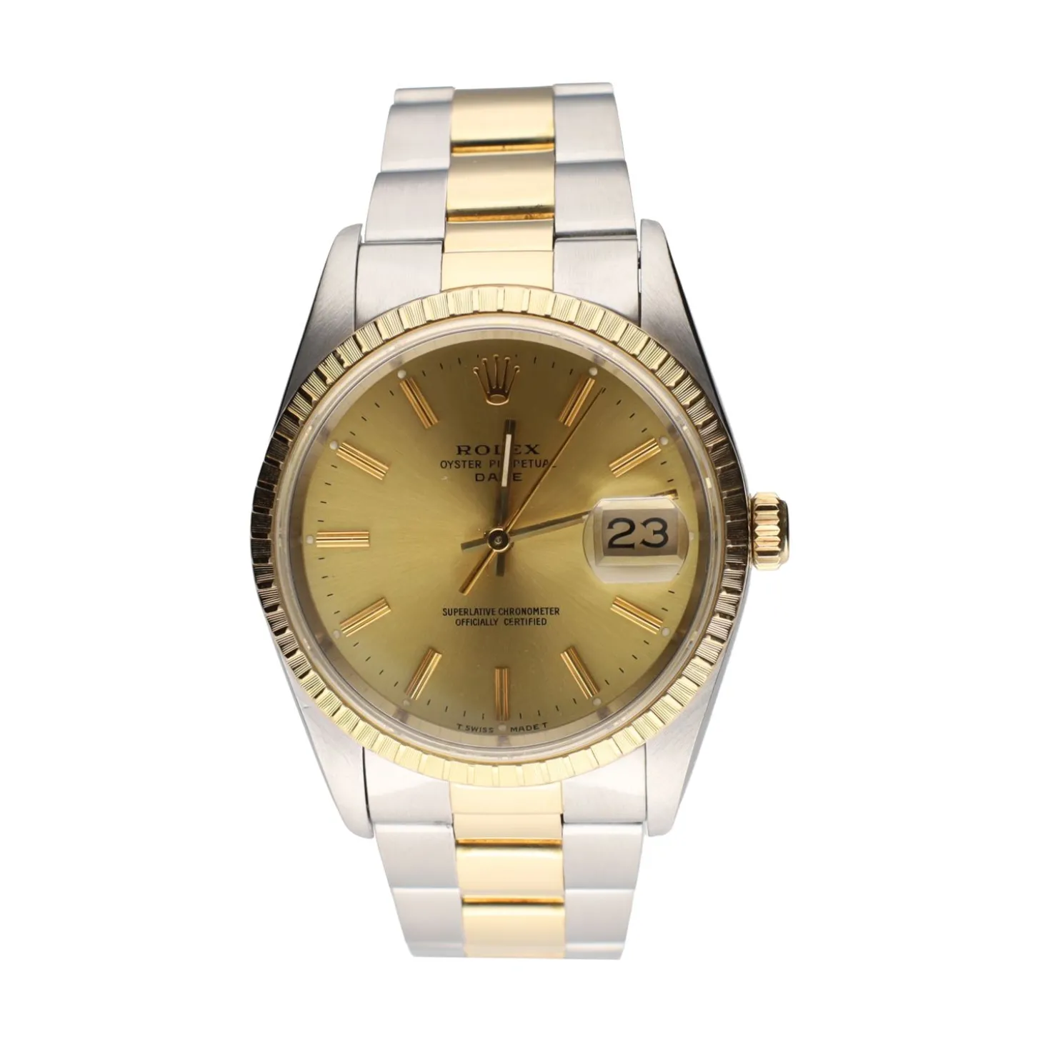 ROLEX Date acero y oro oyster 34mm.