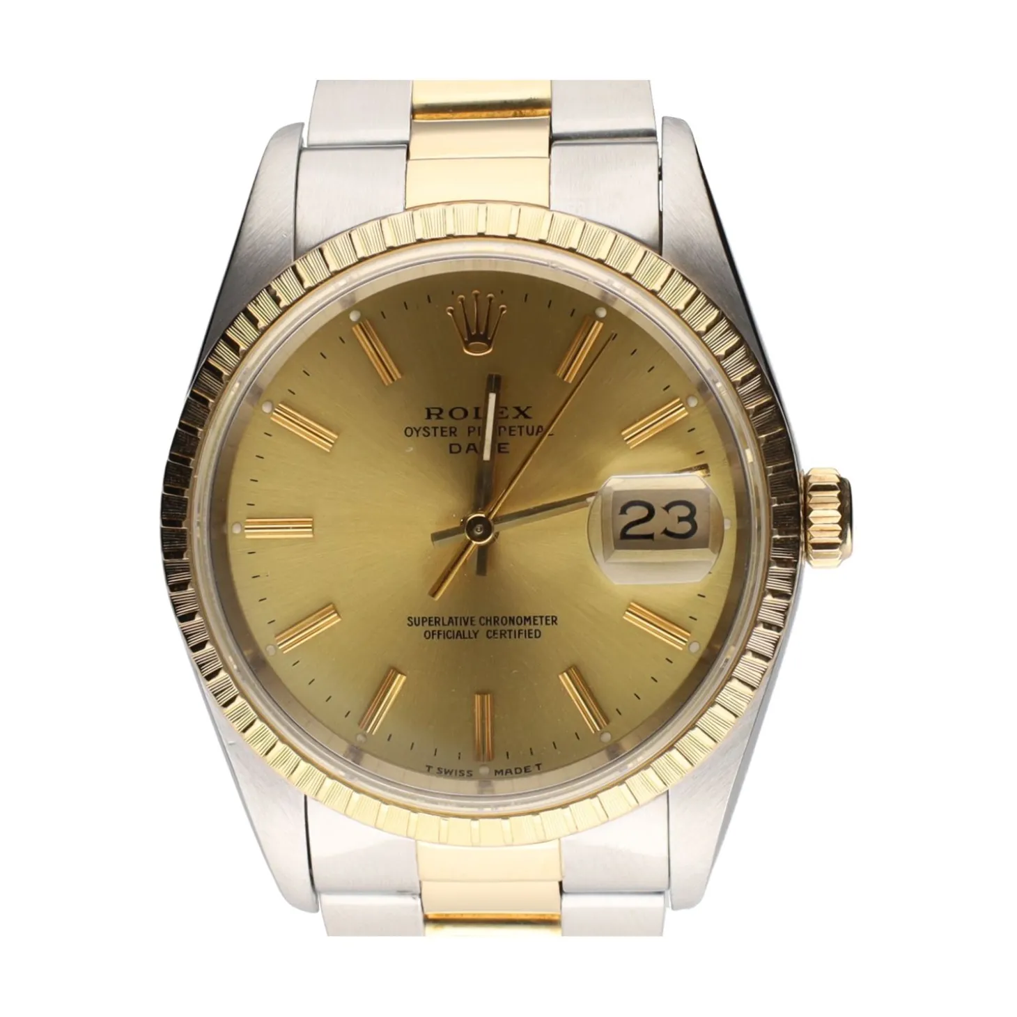 ROLEX Date acero y oro oyster 34mm.