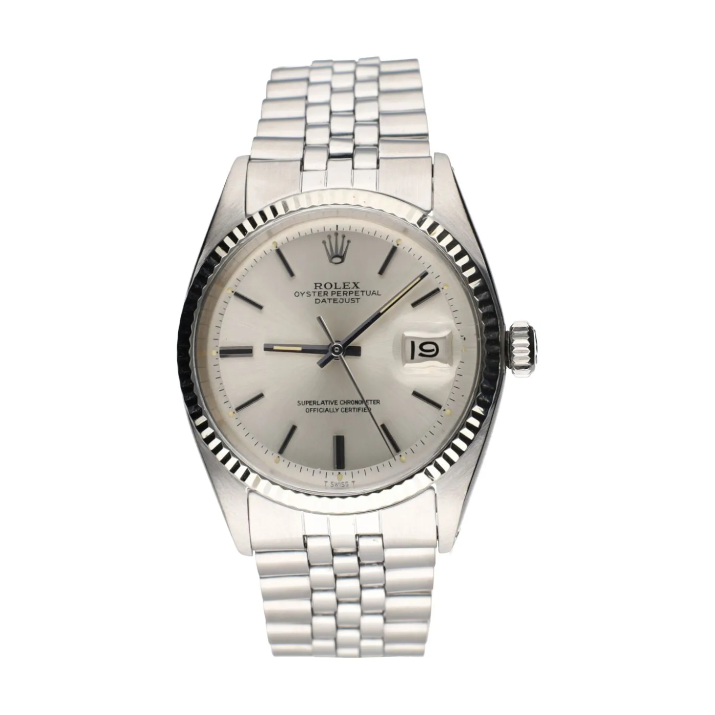 ROLEX Datejust acero plexi 36mm jubille.
