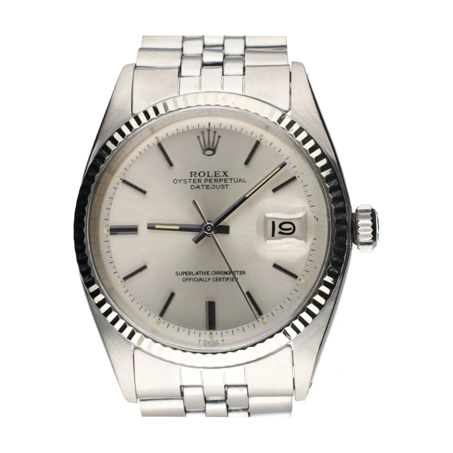 ROLEX Datejust acero plexi 36mm jubille.