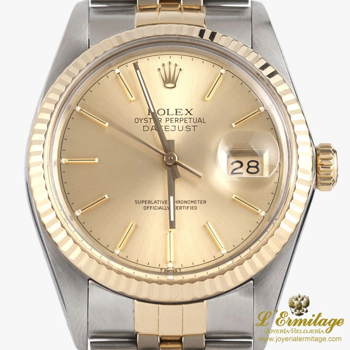 ROLEX Datejust acero y oro jubille 36mm.