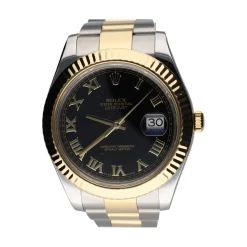 ROLEX Datejust ii acero y oro oyster esfera negra 41mm.