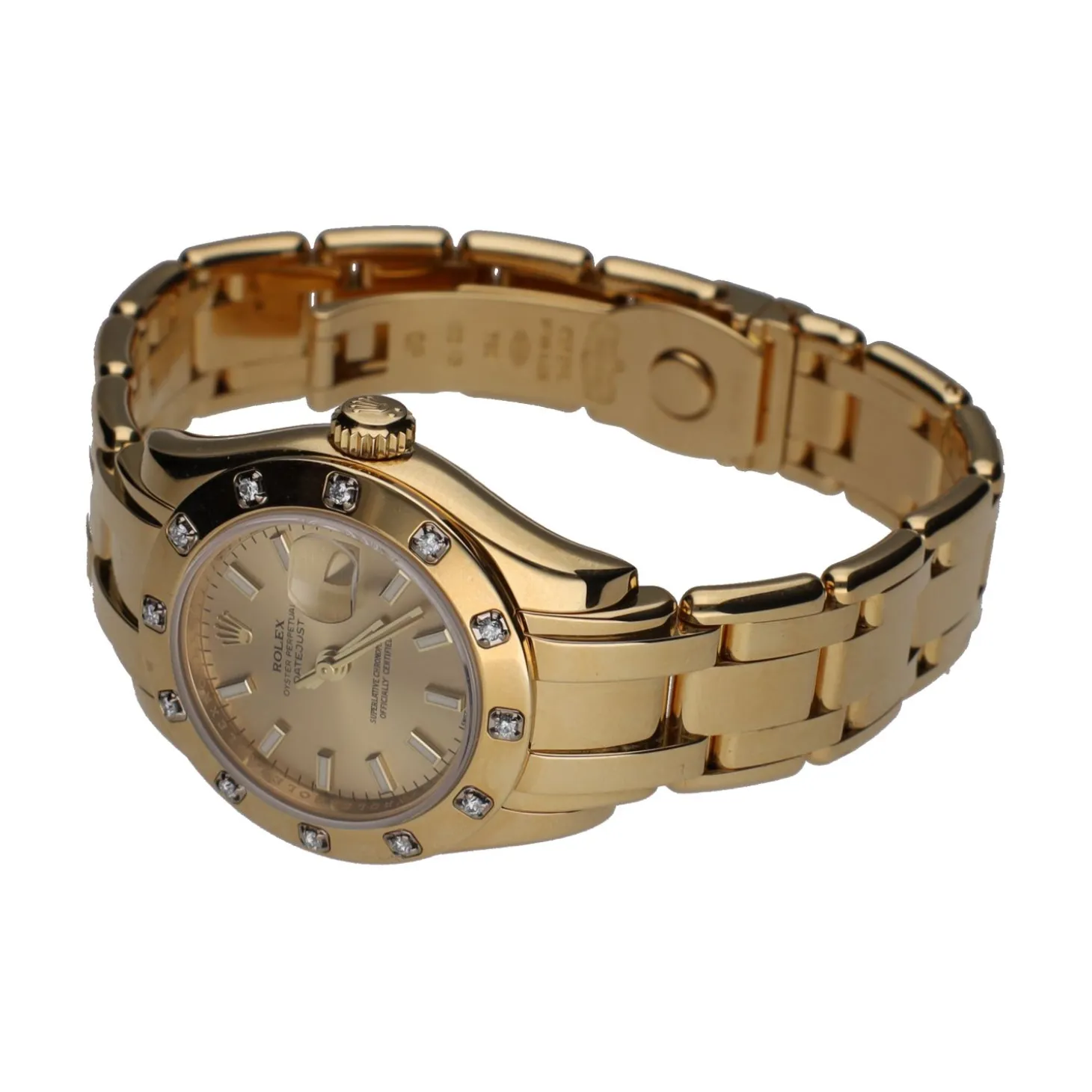 ROLEX Datejust pearlmaster oro amarillo señora 29mm.