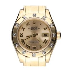 ROLEX Datejust pearlmaster oro amarillo brillantes.