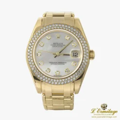 ROLEX Datejust pearlmaster oro amarillo y diamantes cadete 34mm