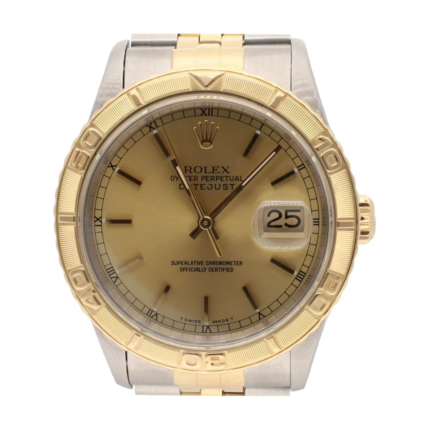 ROLEX Datejust turn-o graph acero y oro jubille.