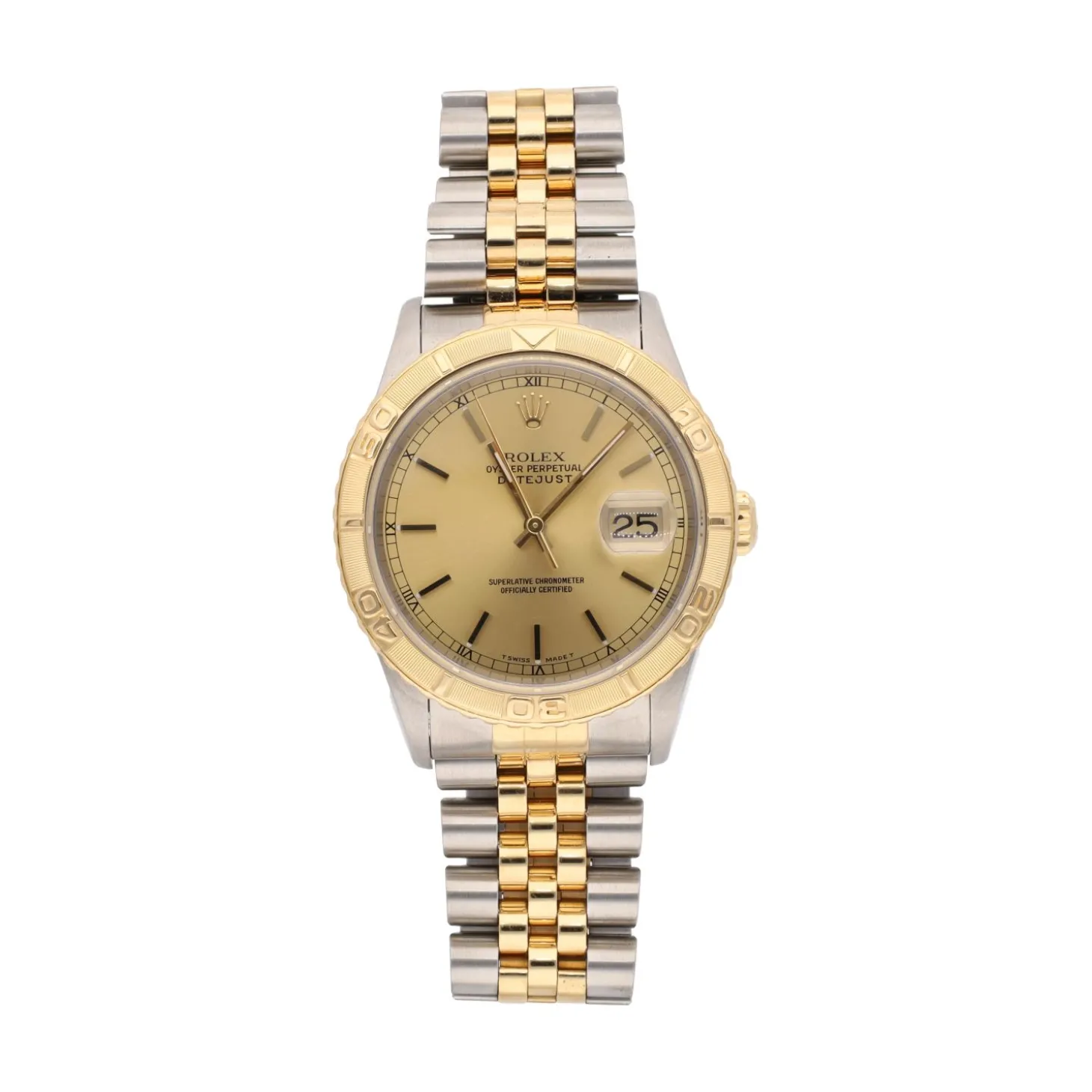 ROLEX Datejust turn-o graph acero y oro jubille.