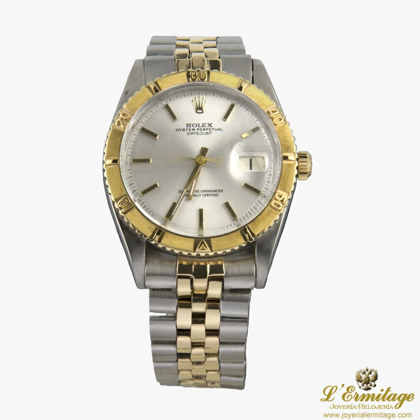 ROLEX Datejust turn-o-graph acero y oro jubile 36mm