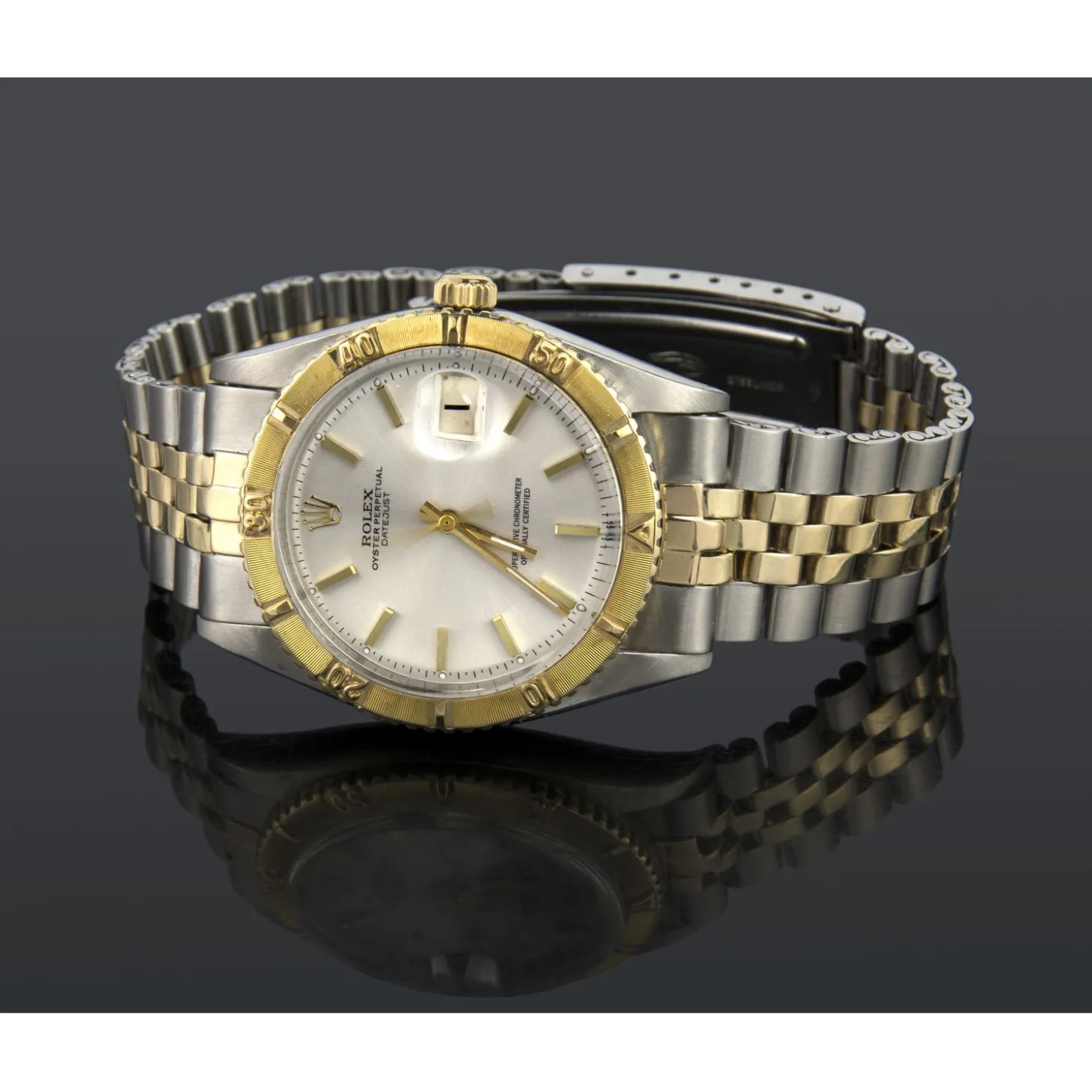 ROLEX Datejust turn-o-graph acero y oro jubile 36mm