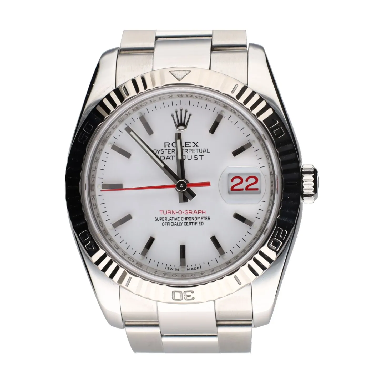 ROLEX Datejust turn-o-graph acero oyster 36mm.