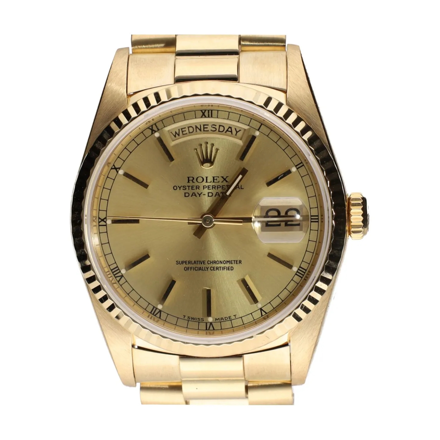 ROLEX Day-date oro amarillo 36mm.