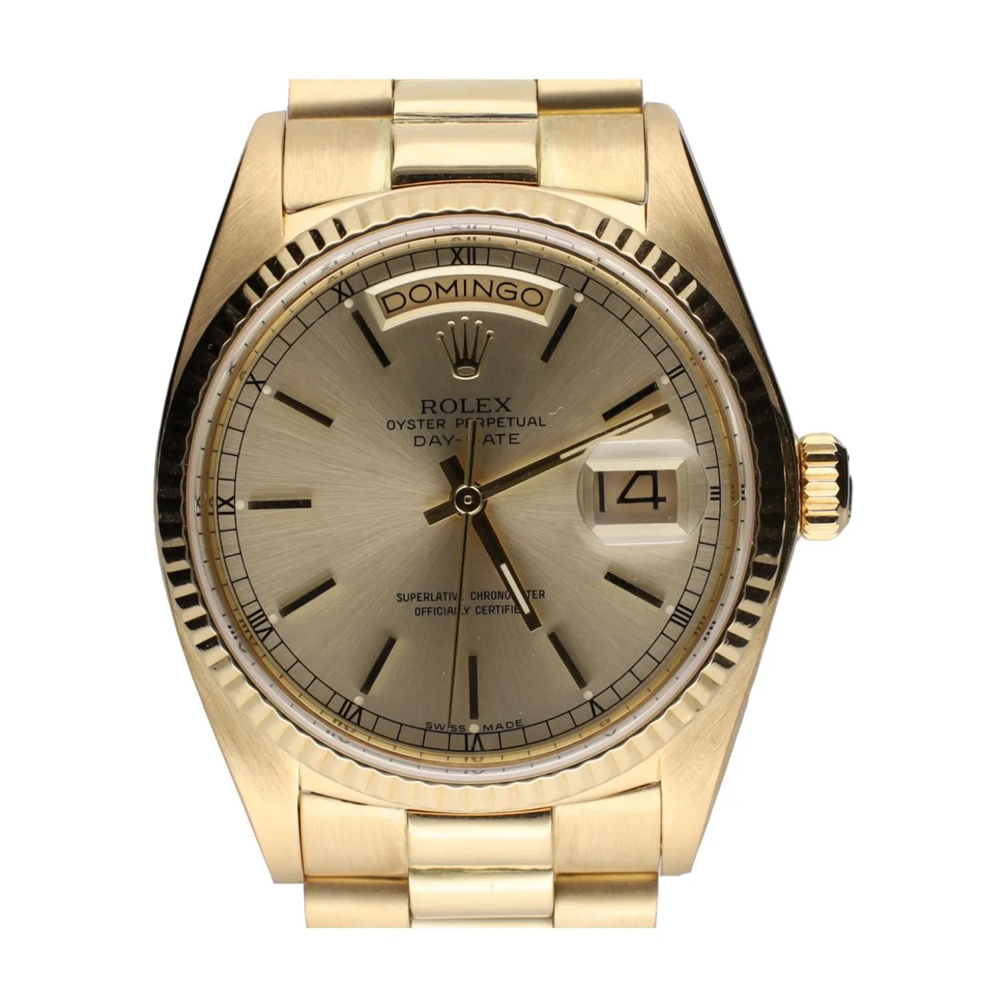 ROLEX Day-date oro amarillo president 36mm.