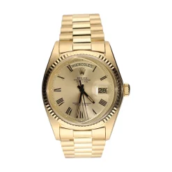 ROLEX Day-date oro amarillo president plexi.