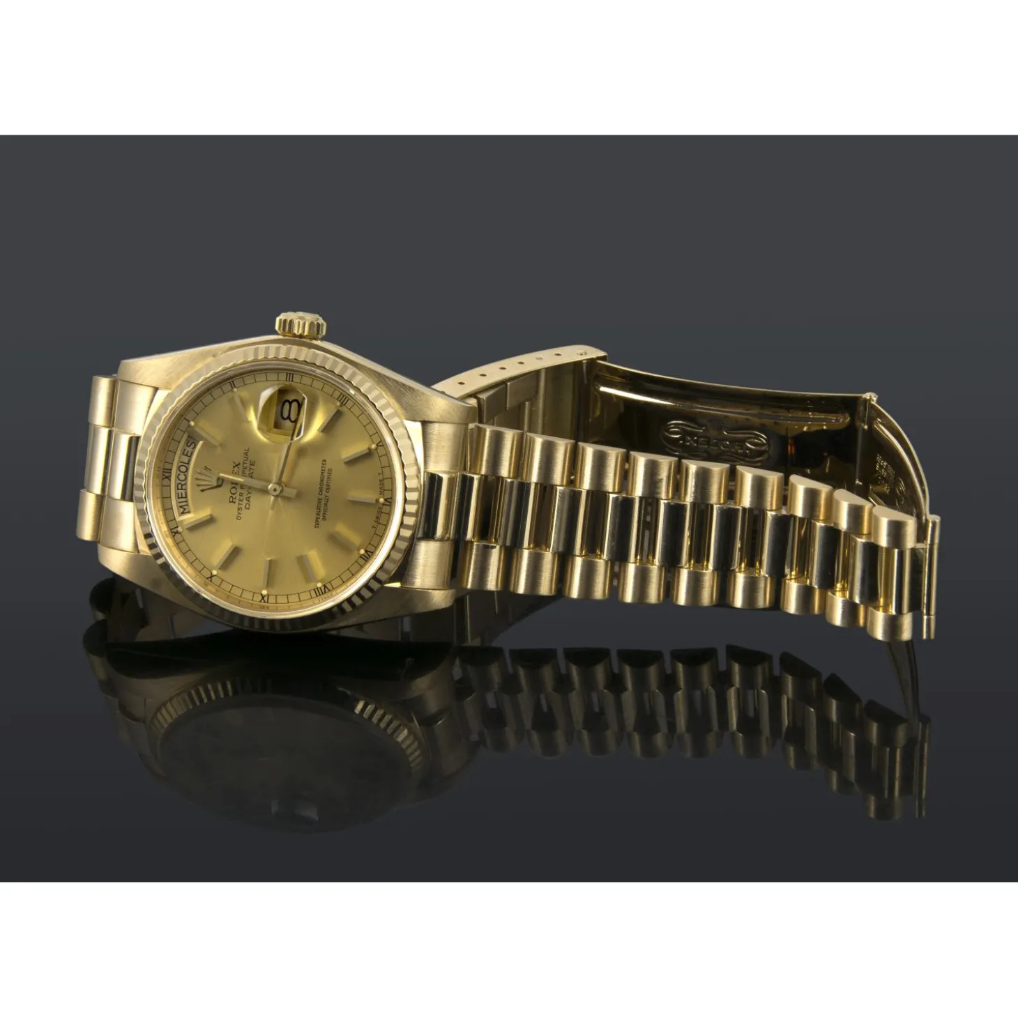 ROLEX Day-date president oro amarillo caballero 36mm.
