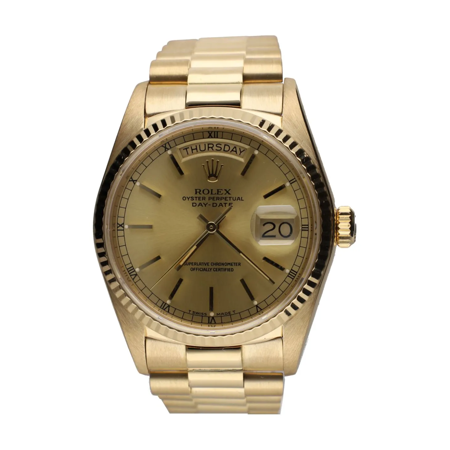 ROLEX Day-date president oro amarillo 36mm.