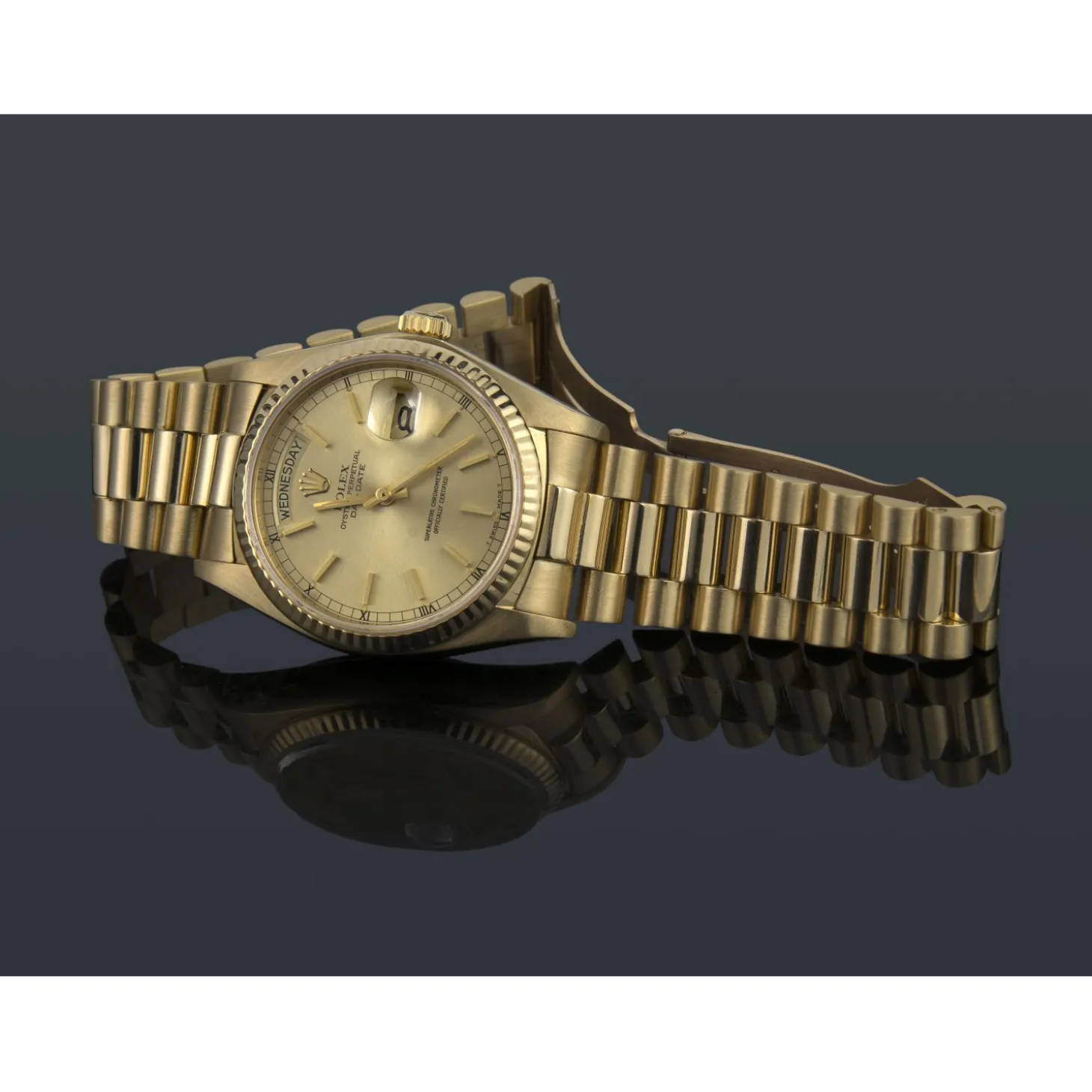 ROLEX Day-date president oro amarillo caballero 36mm
