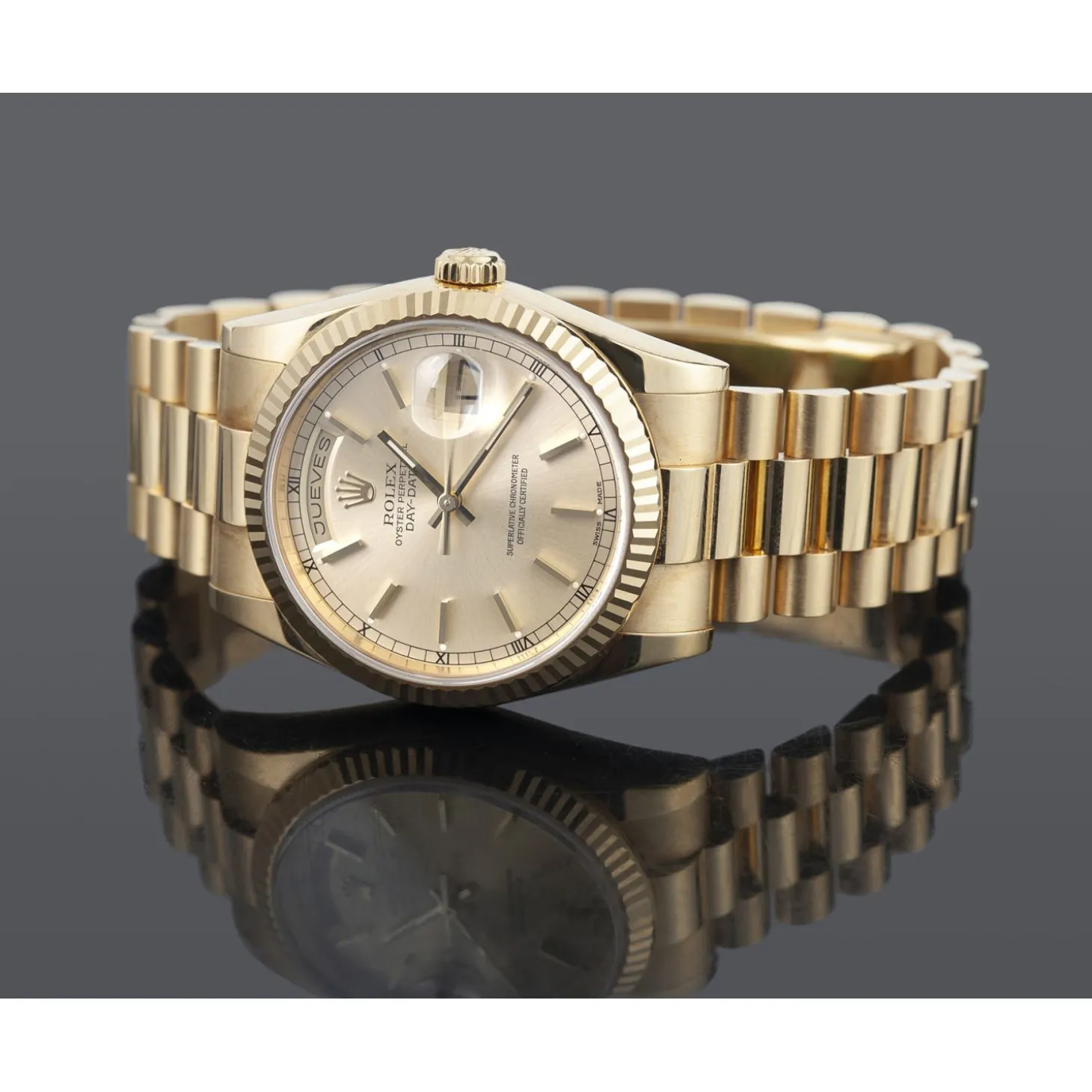 ROLEX Day-date president oro amarillo 36mm.