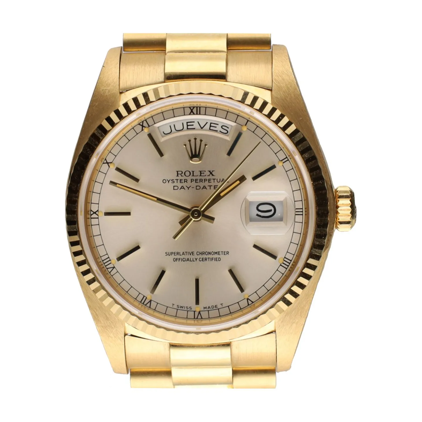 ROLEX Day-date president oro amarillo 36mm.