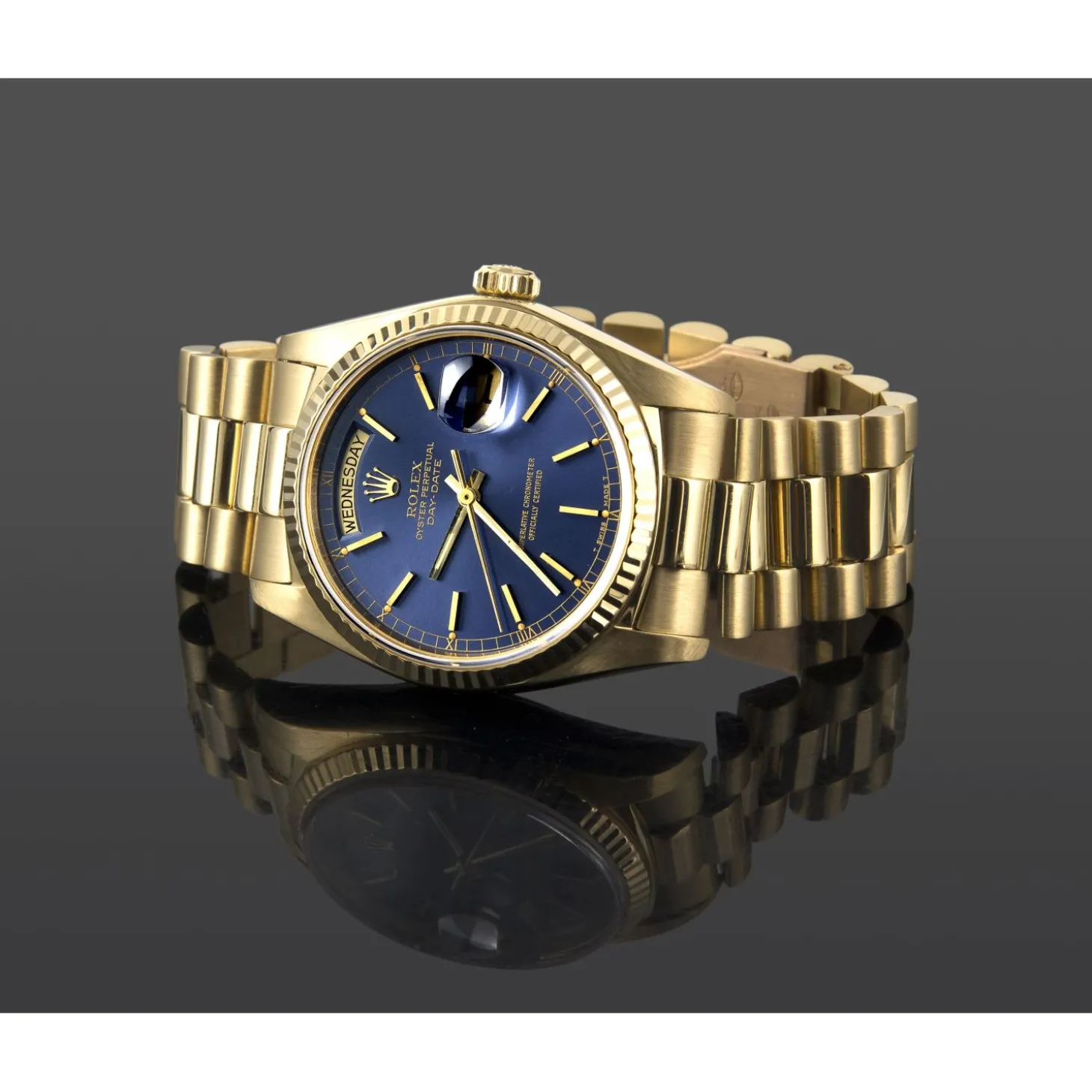 ROLEX Day-date president oro amarillo caballero 36mm