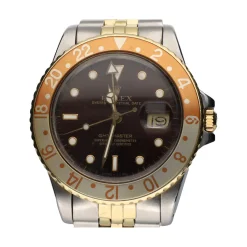 ROLEX Gmt-master acero y oro marrón jubille.