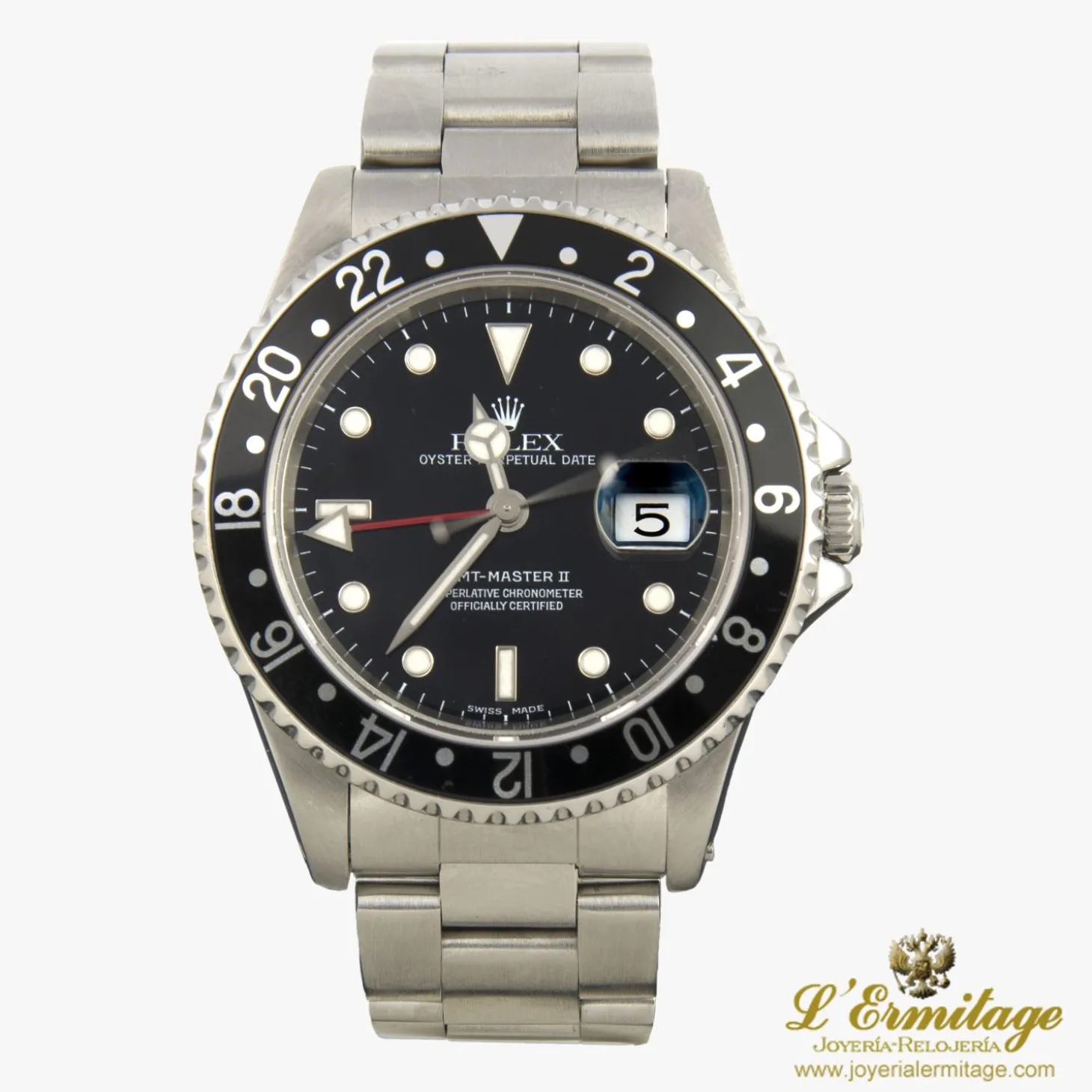 ROLEX Gmt-master ii acero caballero
