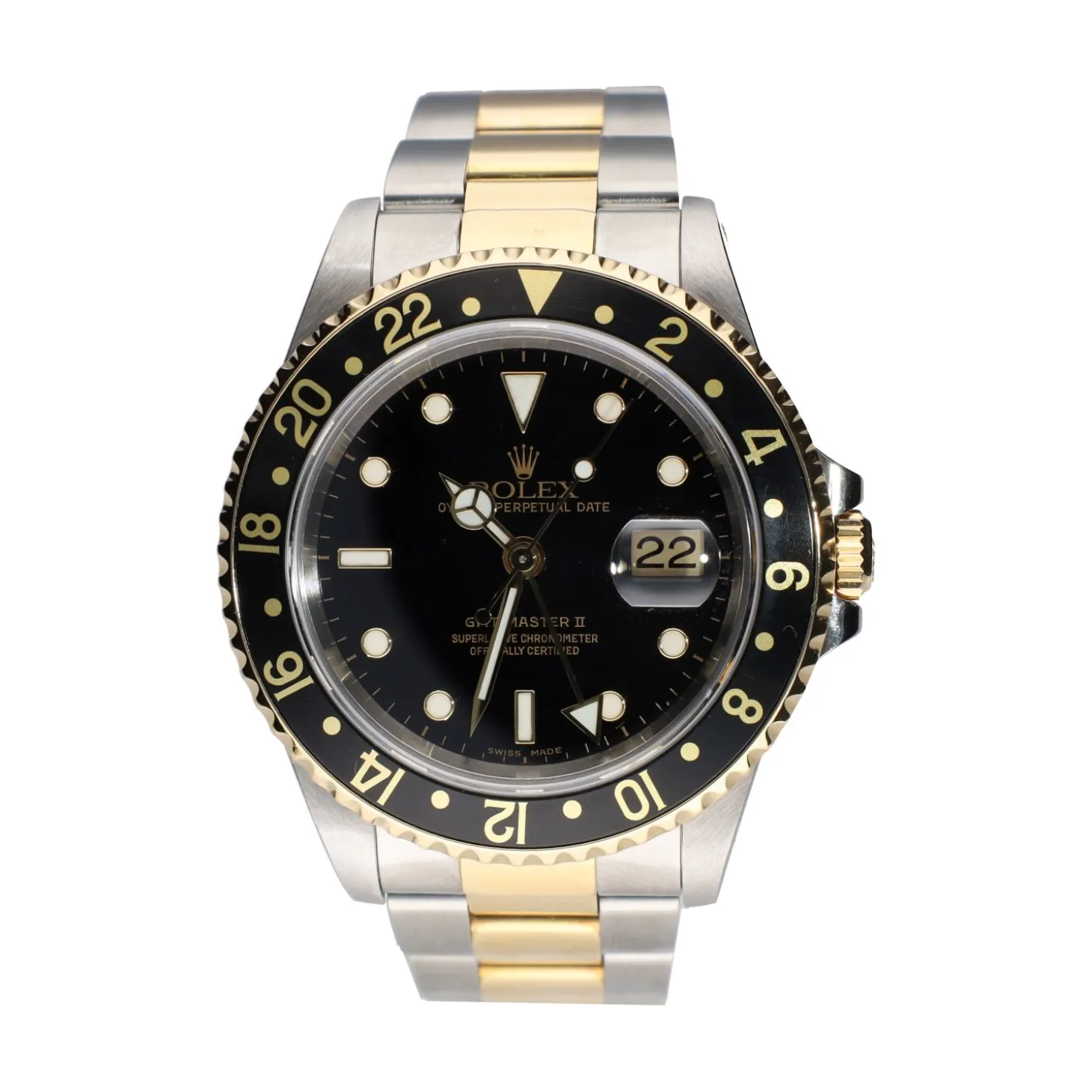 ROLEX Gmt master ii acero y oro 40mm.