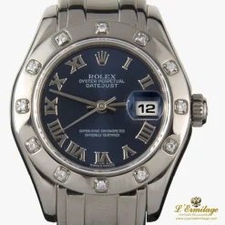 ROLEX Lady-datejust pearlmaster oro blanco y diamantes