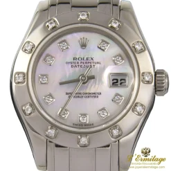 ROLEX Lady-datejust pearlmaster oro blanco y diamantes 29mm.