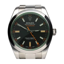ROLEX Milgauss acero cristal verde 40mm.