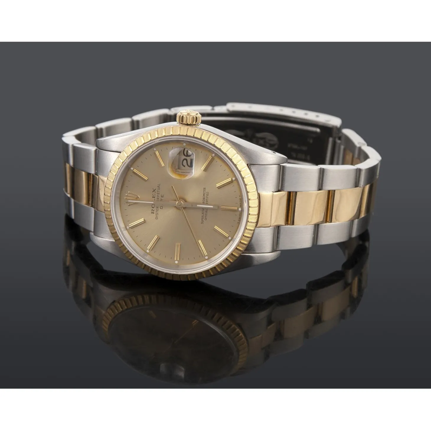 ROLEX Oyster perpetual date acero y oro 34mm.