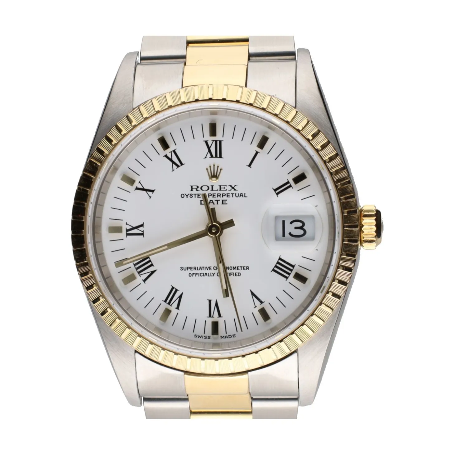 ROLEX Oyster perpetual date acero y oro 34mm.
