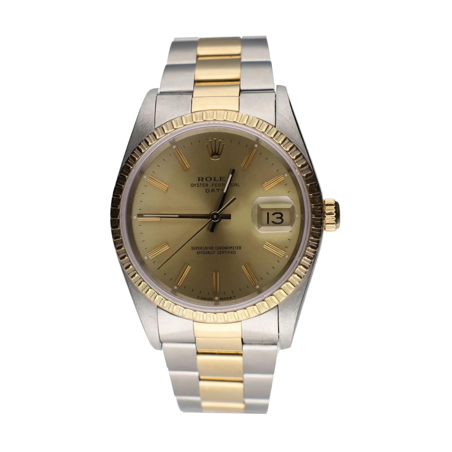 ROLEX Oyster perpetual date acero y oro 34mm.