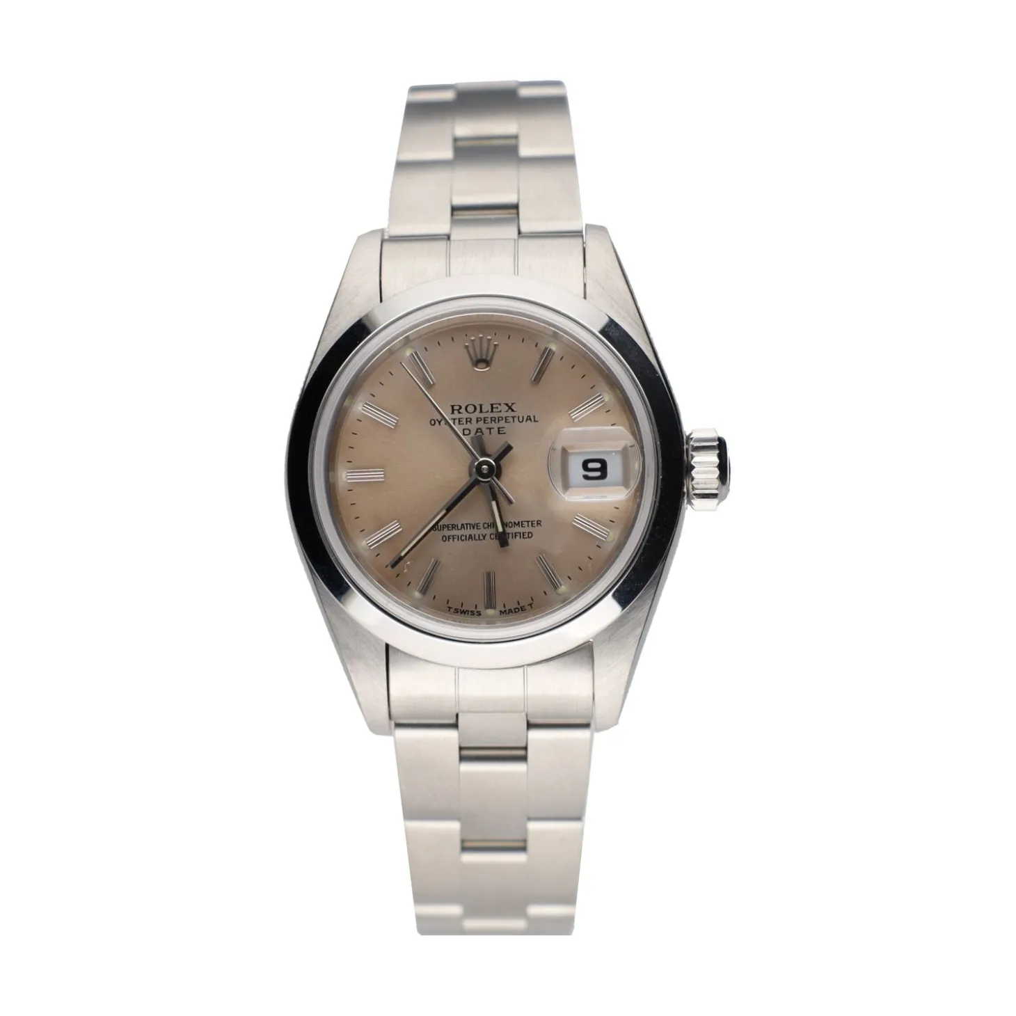 ROLEX Oyster perpetual date acero señora 26mm.