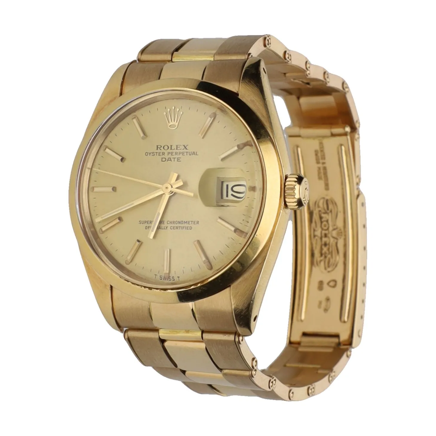 ROLEX Oyster perpetual date oro amarillo 34mm.
