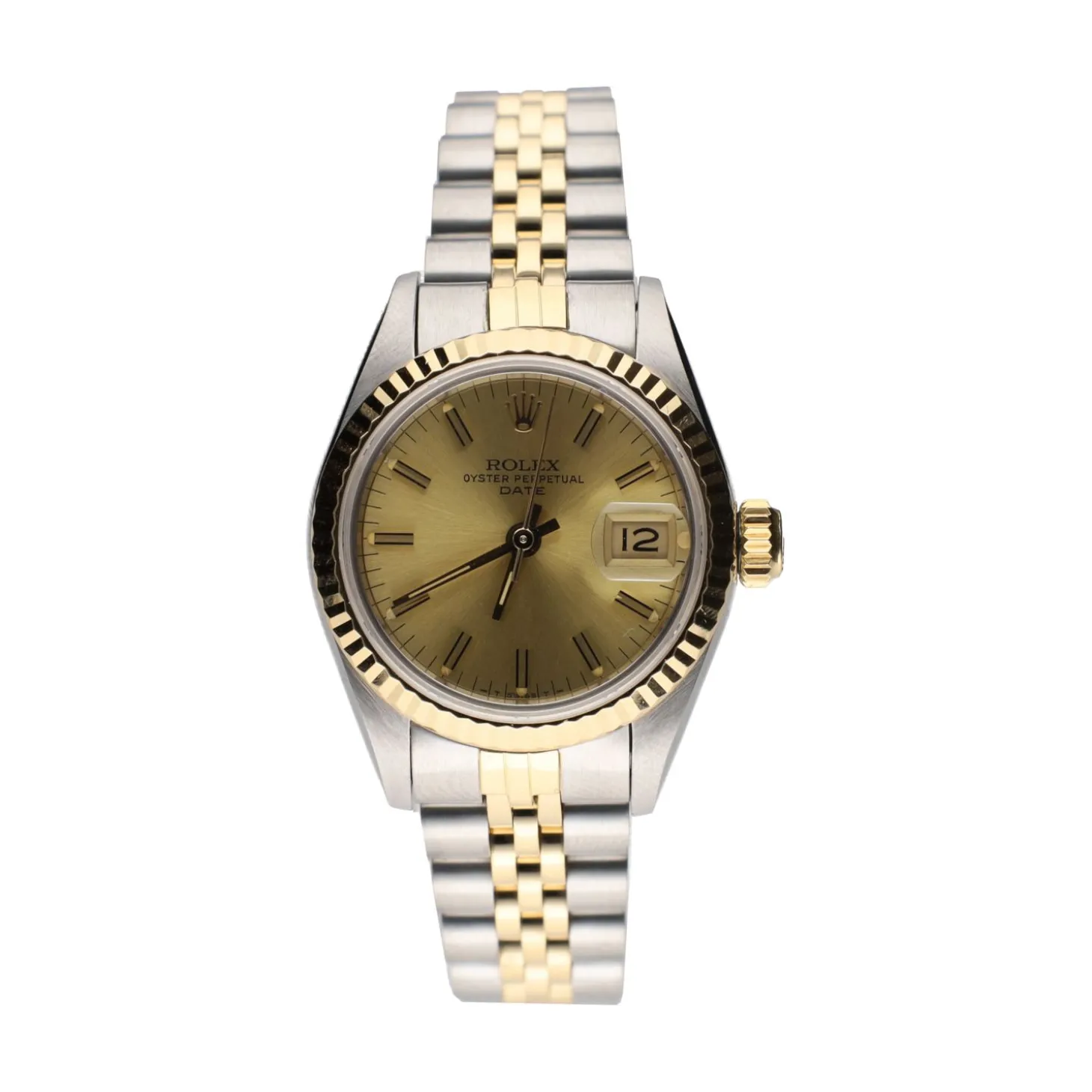 ROLEX Oyster perpetual date señora acero y oro jubille.