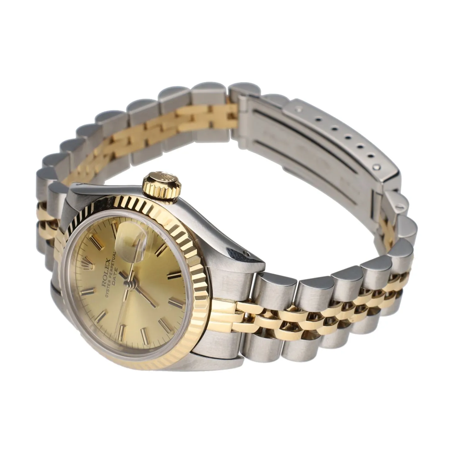 ROLEX Oyster perpetual date señora acero y oro jubille.