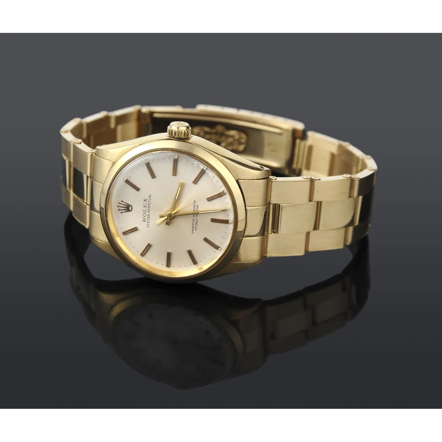 ROLEX Oyster perpetual oro amarillo caballero 34mm