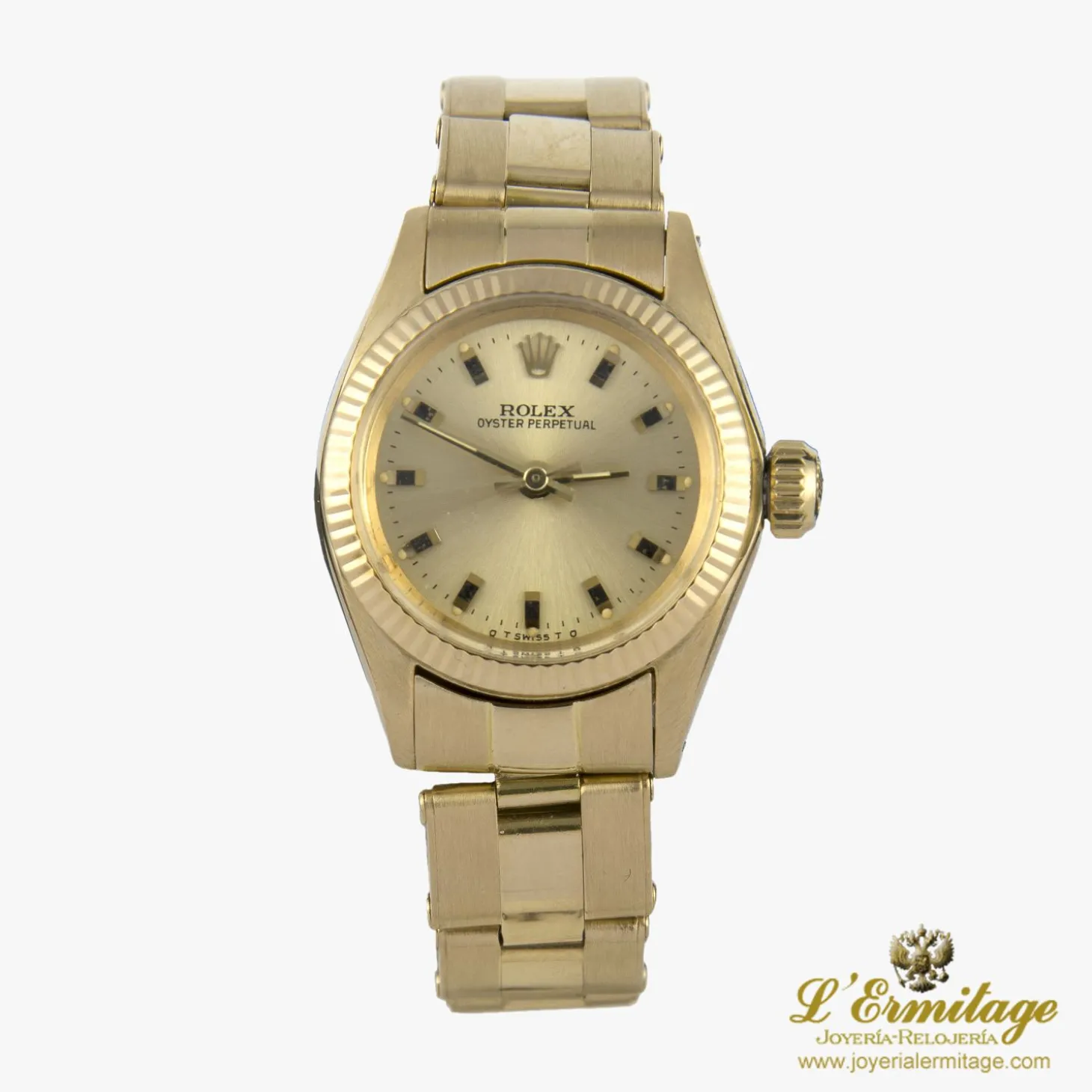 ROLEX Oyster perpetual oro amarillo señora 26mm