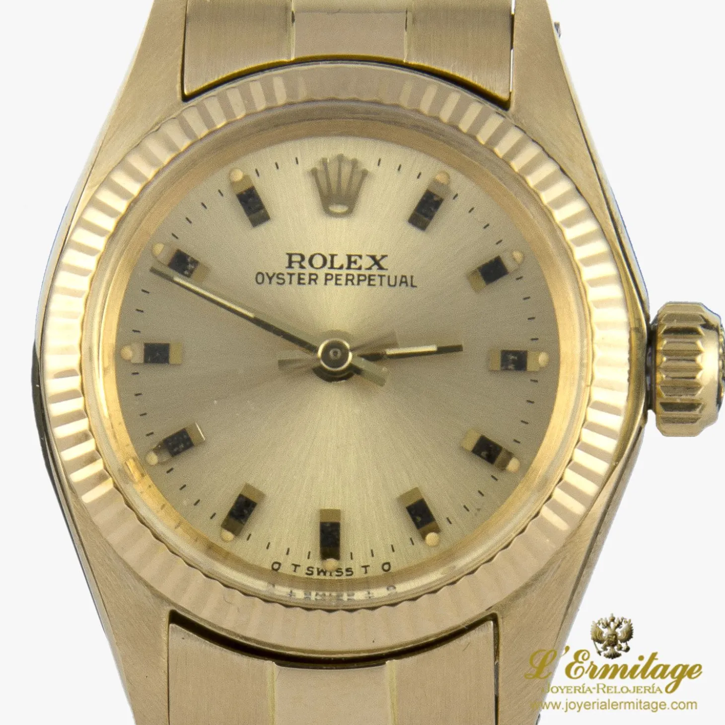 ROLEX Oyster perpetual oro amarillo señora 26mm