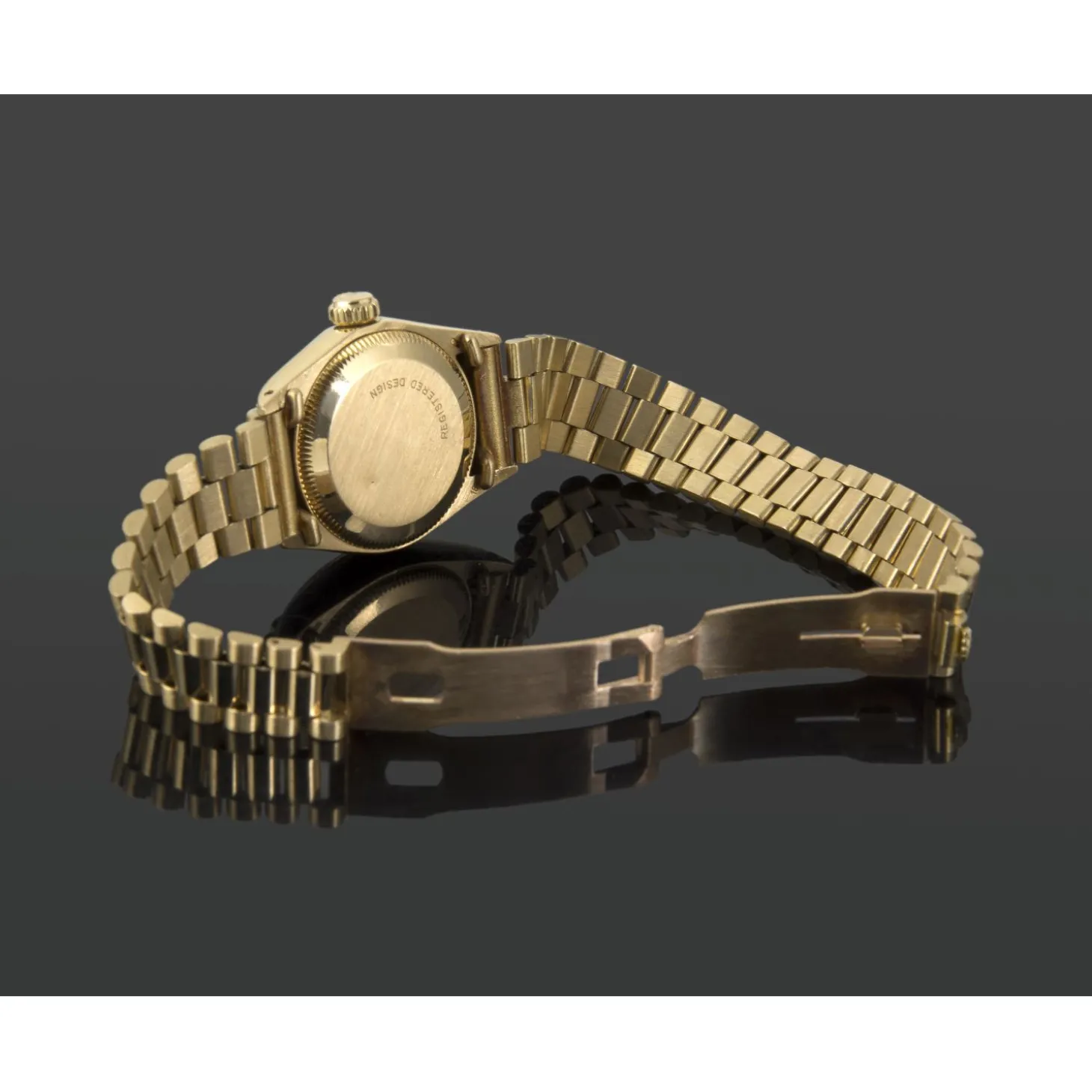 ROLEX Oyster perpetual oro amarillo president señora 26mm
