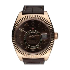 ROLEX Sky-dweller oro rosa esfera chocolate.