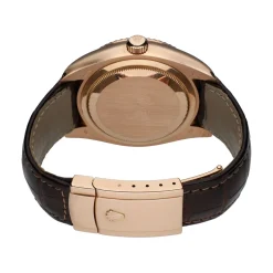ROLEX Sky-dweller oro rosa esfera chocolate.