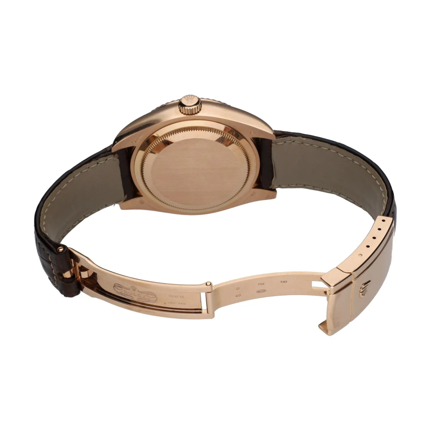 ROLEX Sky-dweller oro rosa esfera chocolate.