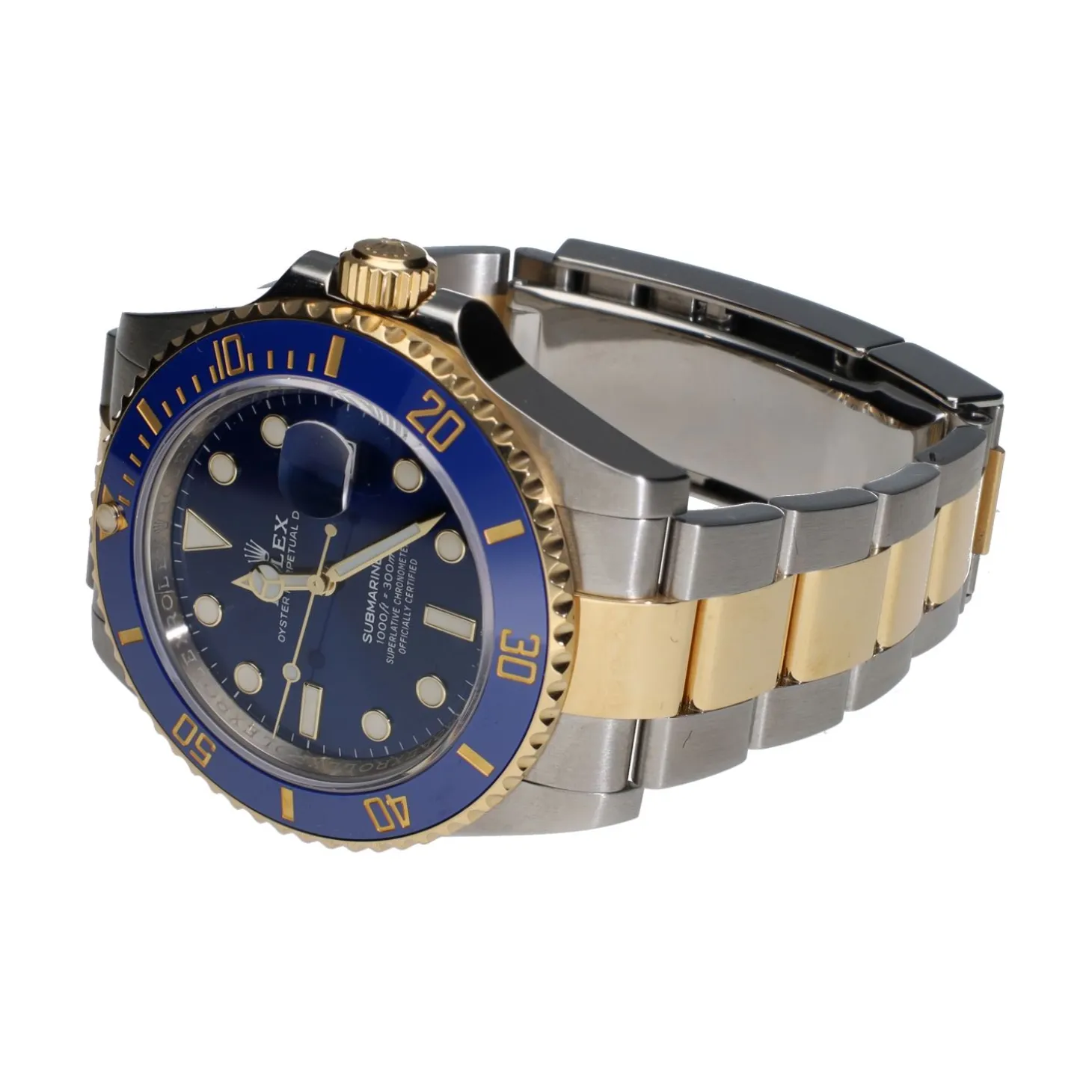 ROLEX Submariner acero y oro azul cerámico 41mm.