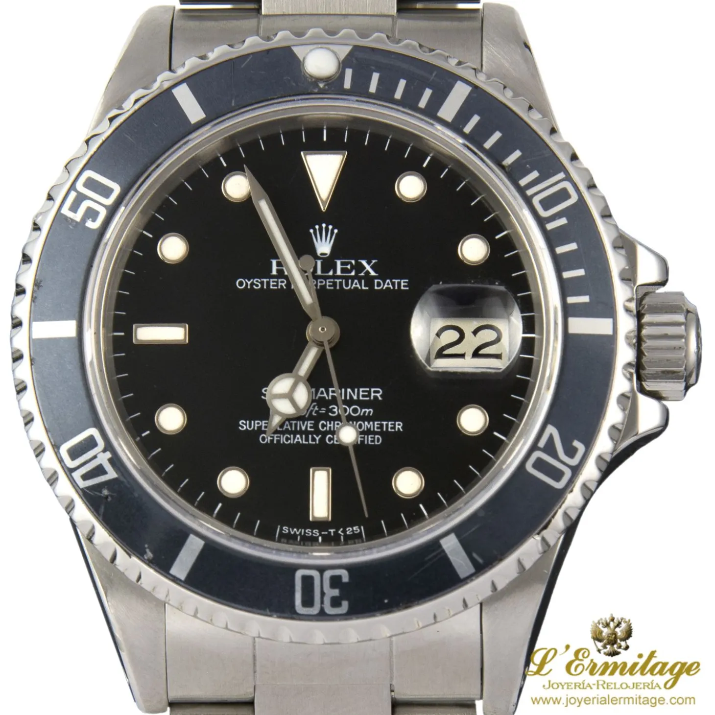 ROLEX Submariner date acero 40mm