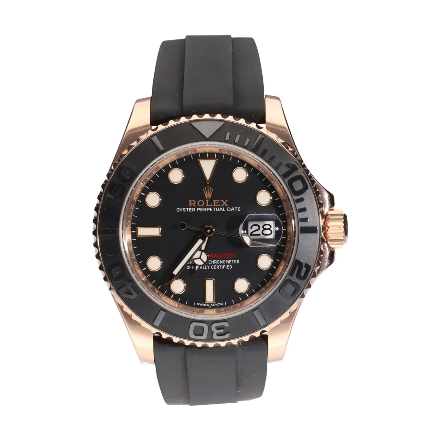 ROLEX Yacht-master oro rosa caucho 40mm.