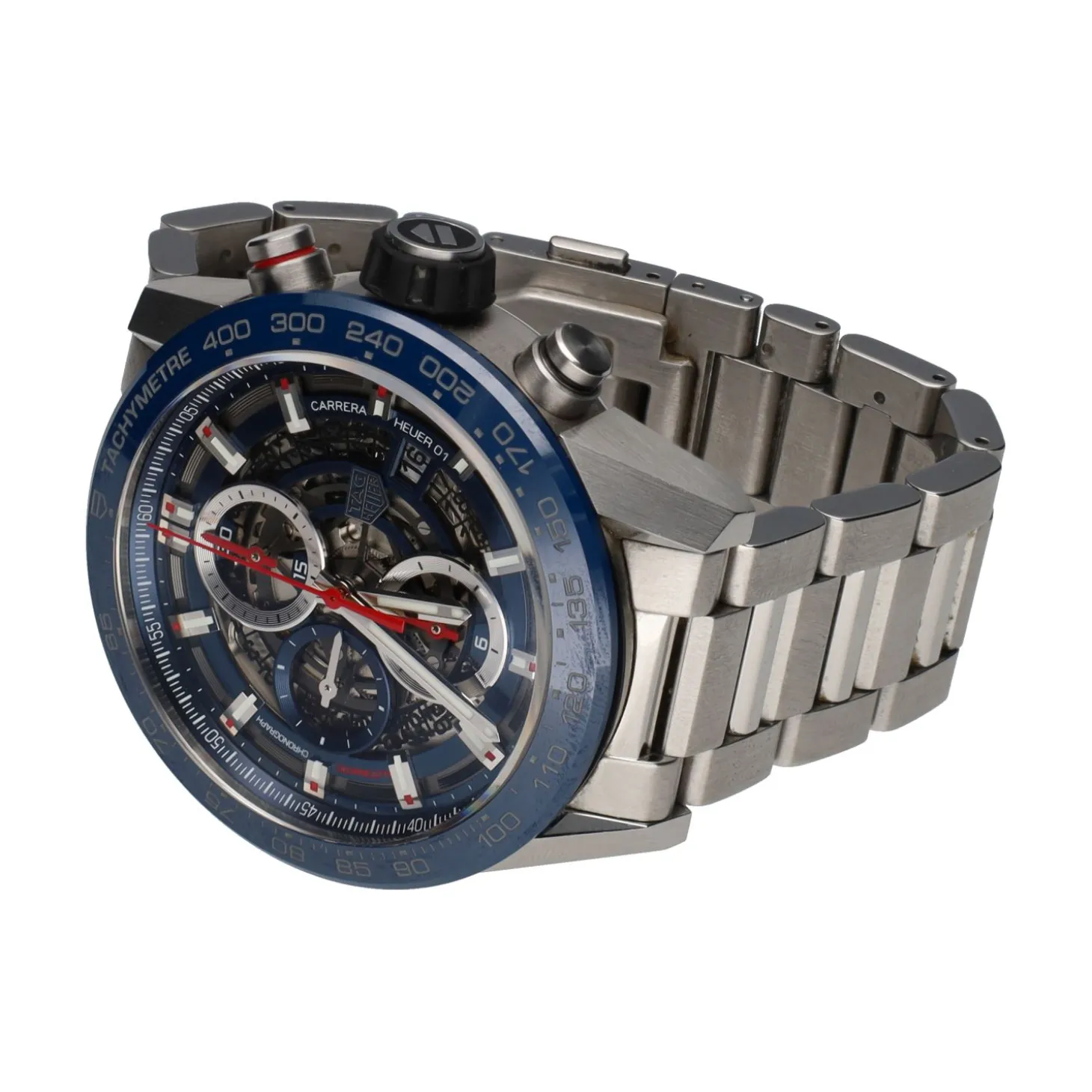 TAG HEUER Carrera cal. Heuer 01 acero esqueleto 43mm.