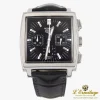 TAG HEUER Monaco chorno acero.