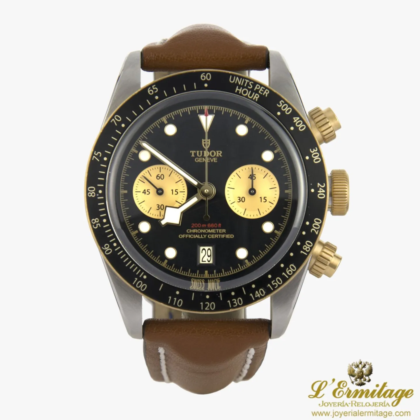 TUDOR Black bay chrono acero y oro automático 41mm